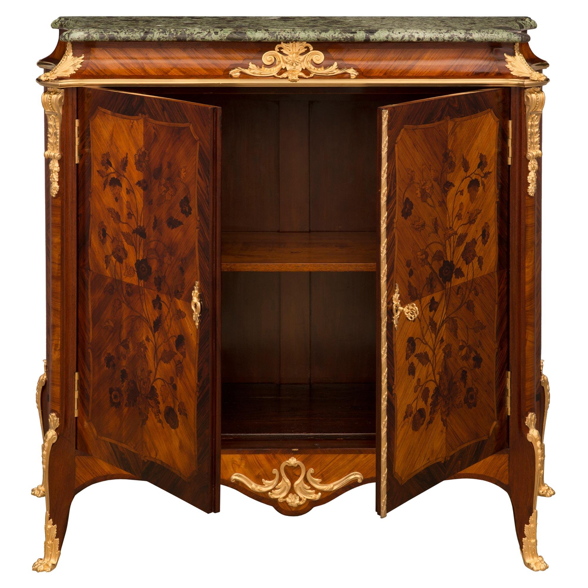 French 19th Century Transitional St. Belle Époque Period Cabinet In Good Condition For Sale In West Palm Beach, FL