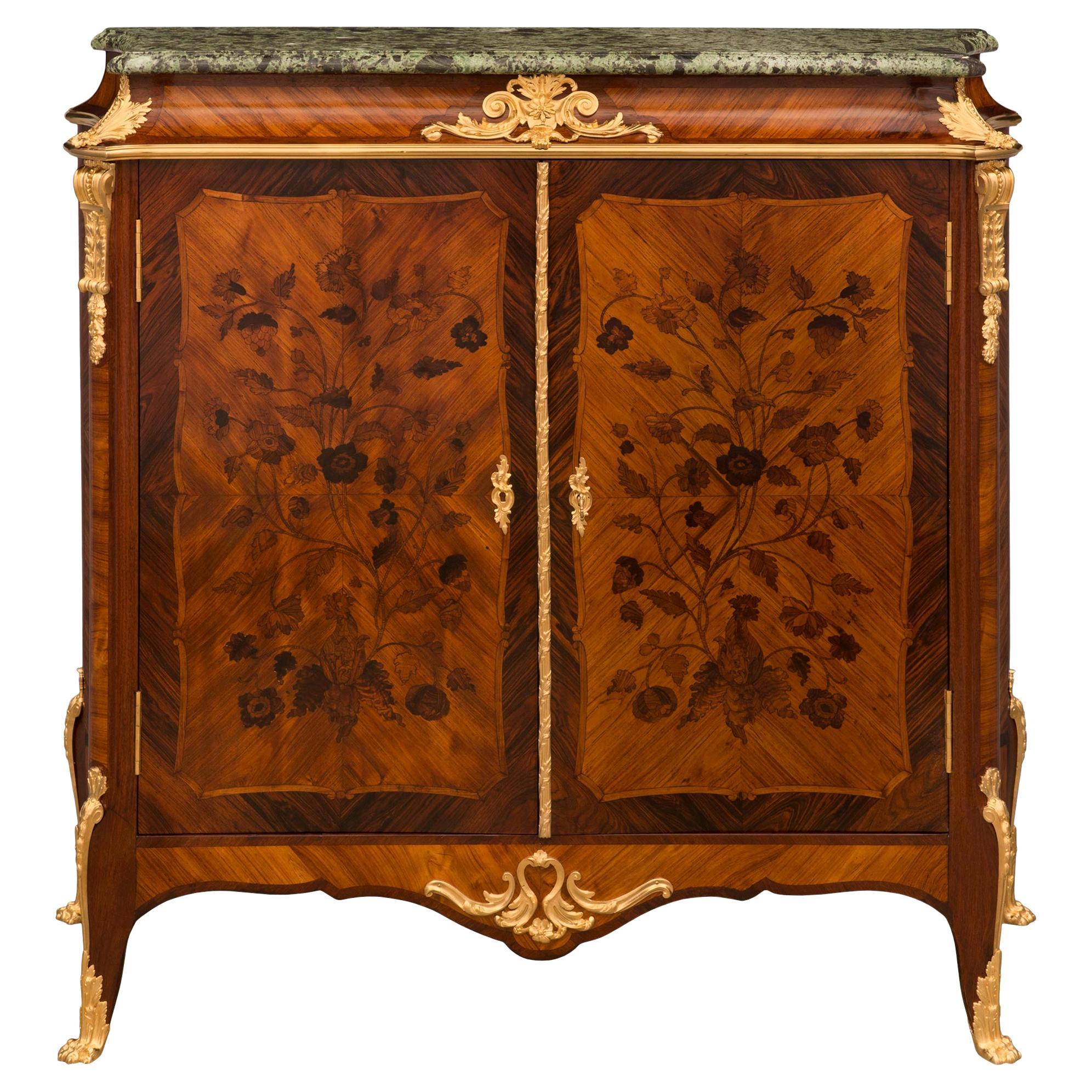 French 19th Century Transitional St. Belle Époque Period Cabinet For Sale
