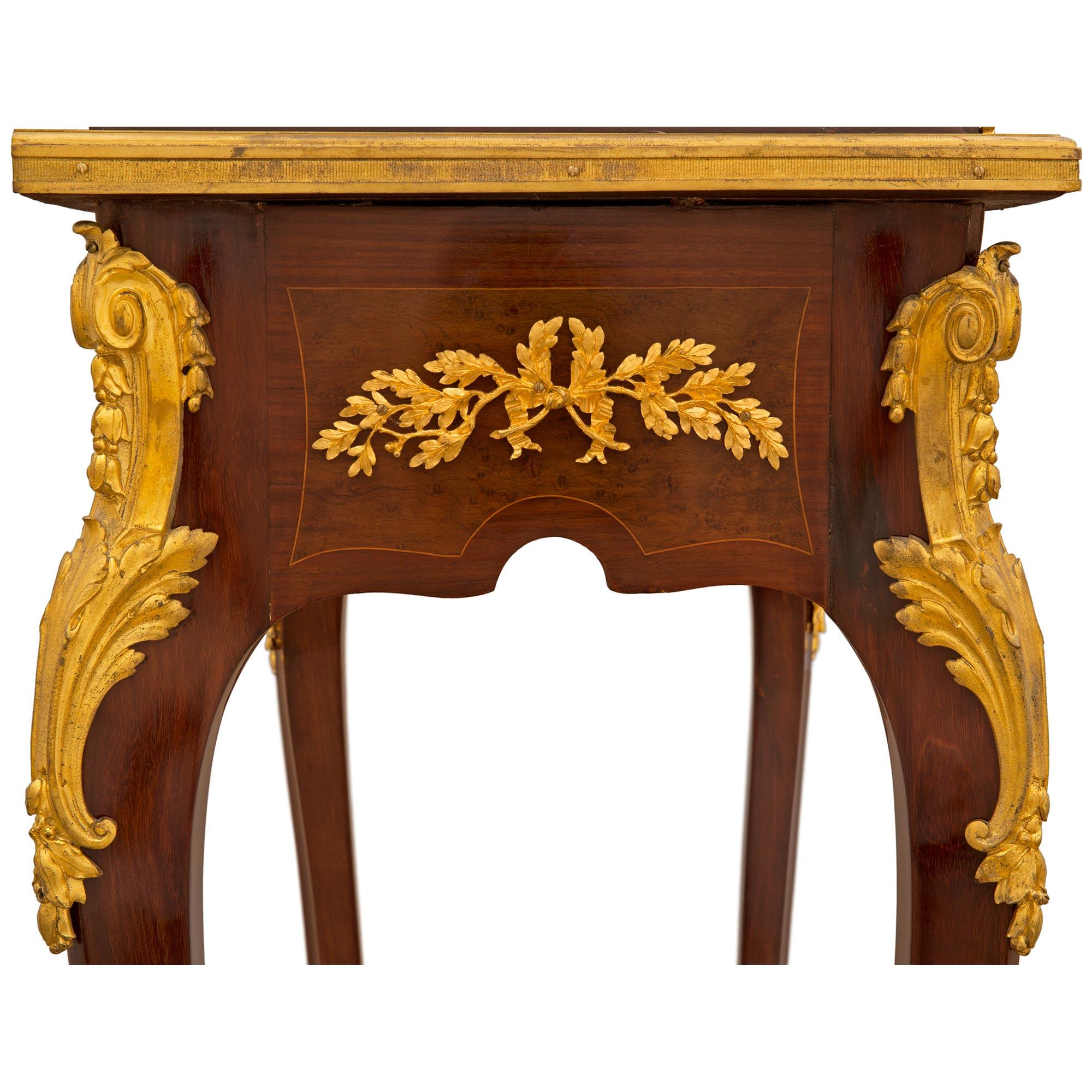 French 19th Century Transitional St. Mahogany And Ormolu Cabinet/Secretary Desk For Sale 7