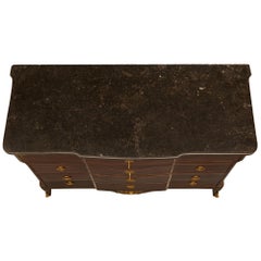 French 19th Century Transitional St. Mahogany Commode