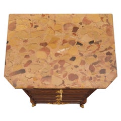 French 19th Century Transitional St. Wood, Tulipwood and Mahogany Chiffoniers