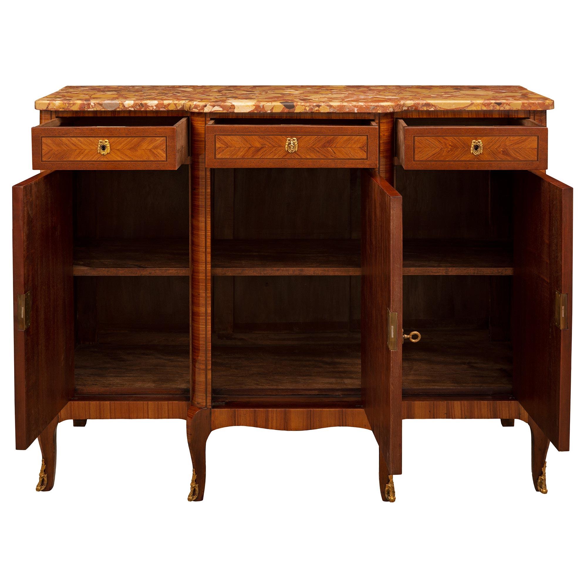 French 19th Century Transitional Style Buffet In Good Condition For Sale In West Palm Beach, FL