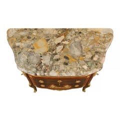 French 19th Century Transitional Style Commode, Signed Krieger