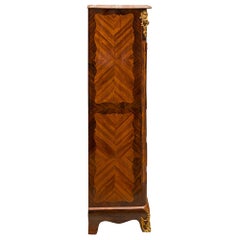 French, 19th Century, Transitional Style Tulipwood and Kingwood Secretary