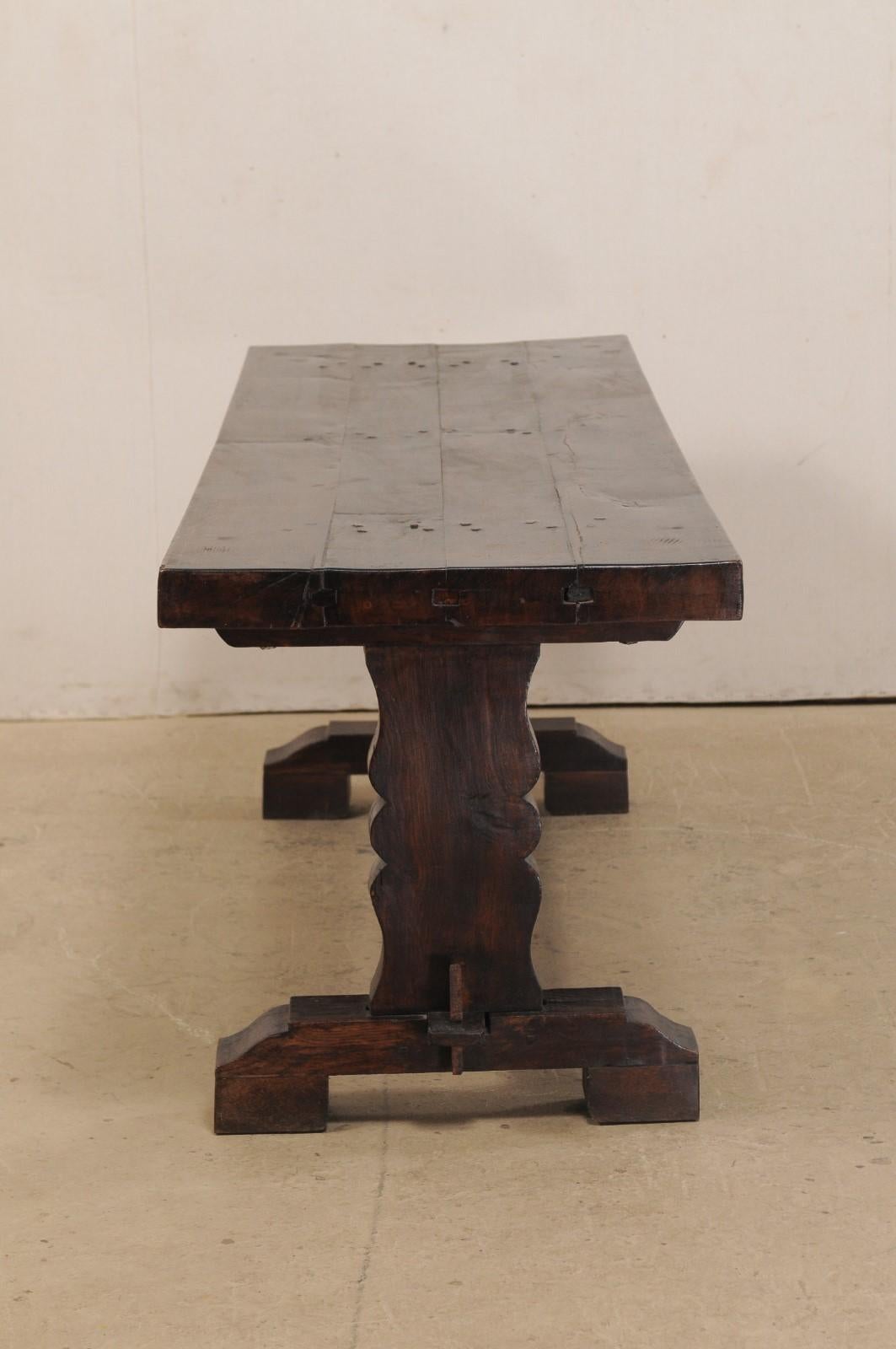 French 19th Century Trestle Table 2