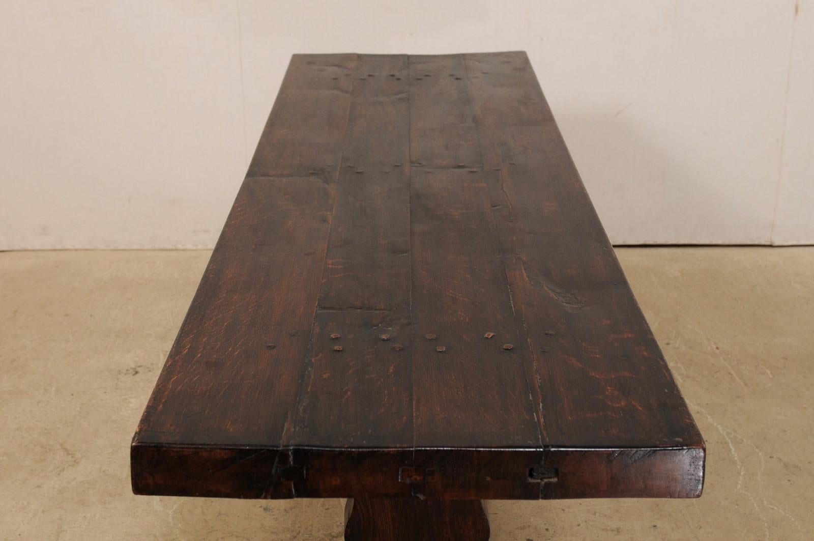 French 19th Century Trestle Table 3