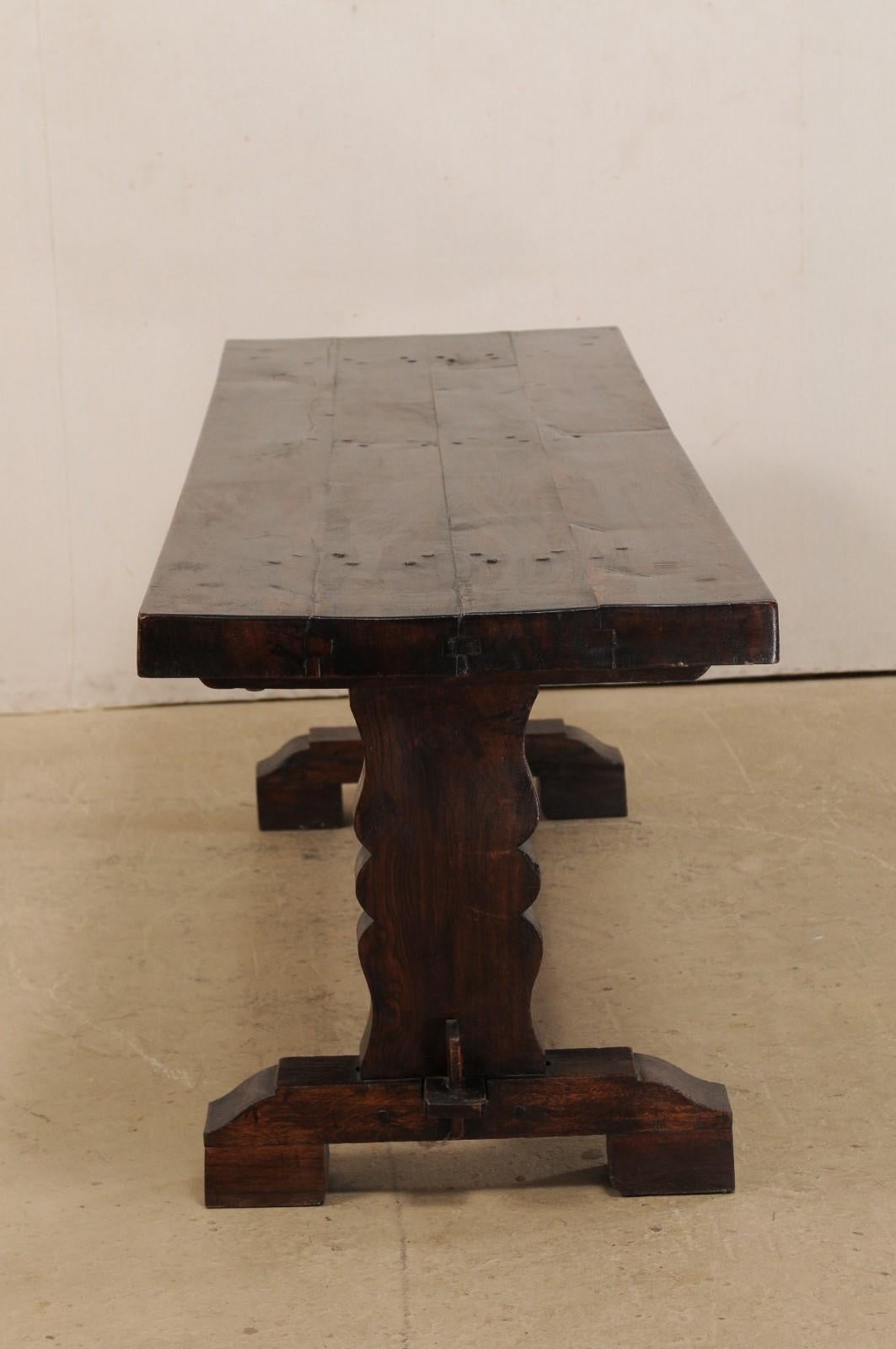 French 19th Century Trestle Table 5