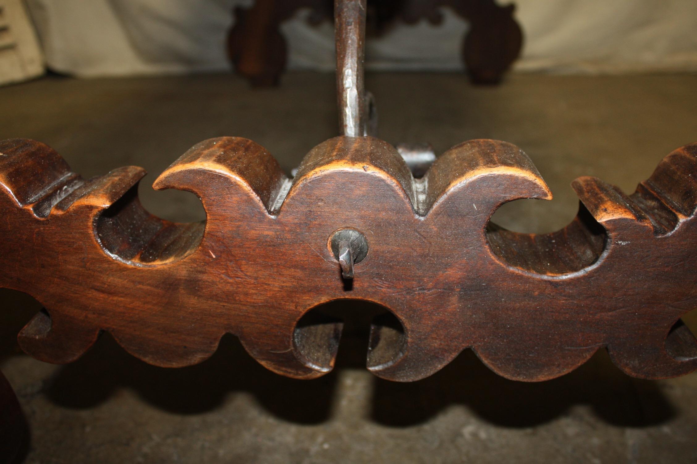 French 19th Century Trestle Table 10