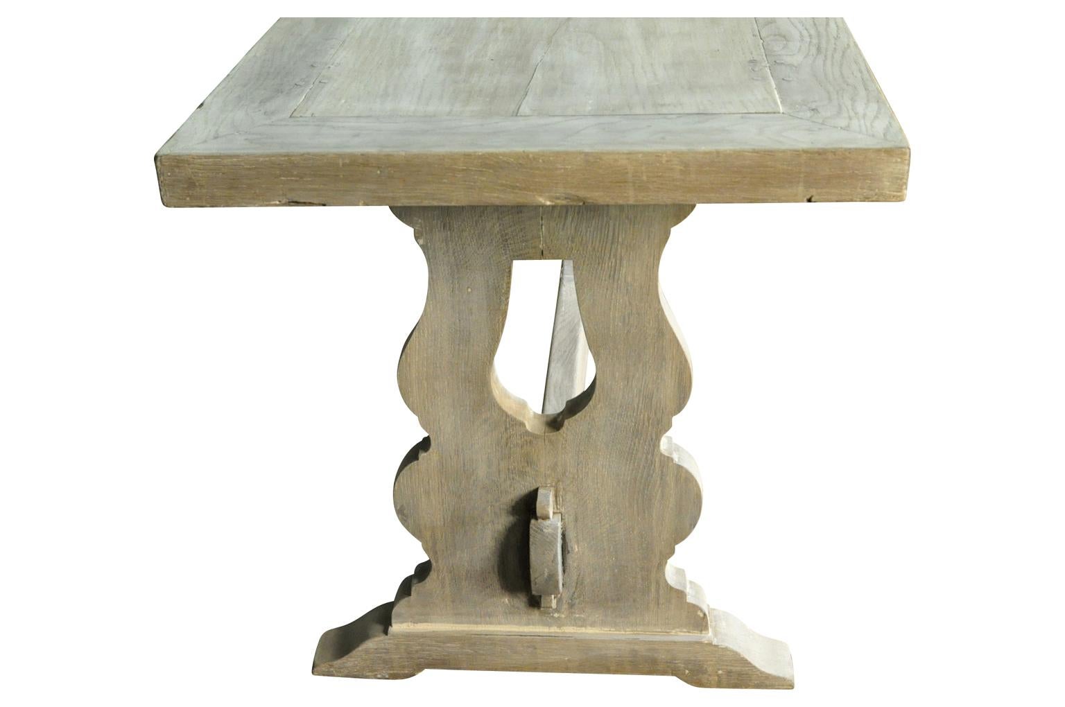 French 19th Century Trestle Table im Zustand „Gut“ in Atlanta, GA