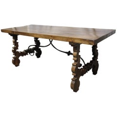 Antique French 19th Century Trestle Table