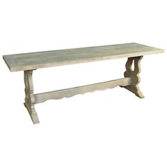 French 19th Century Trestle Table