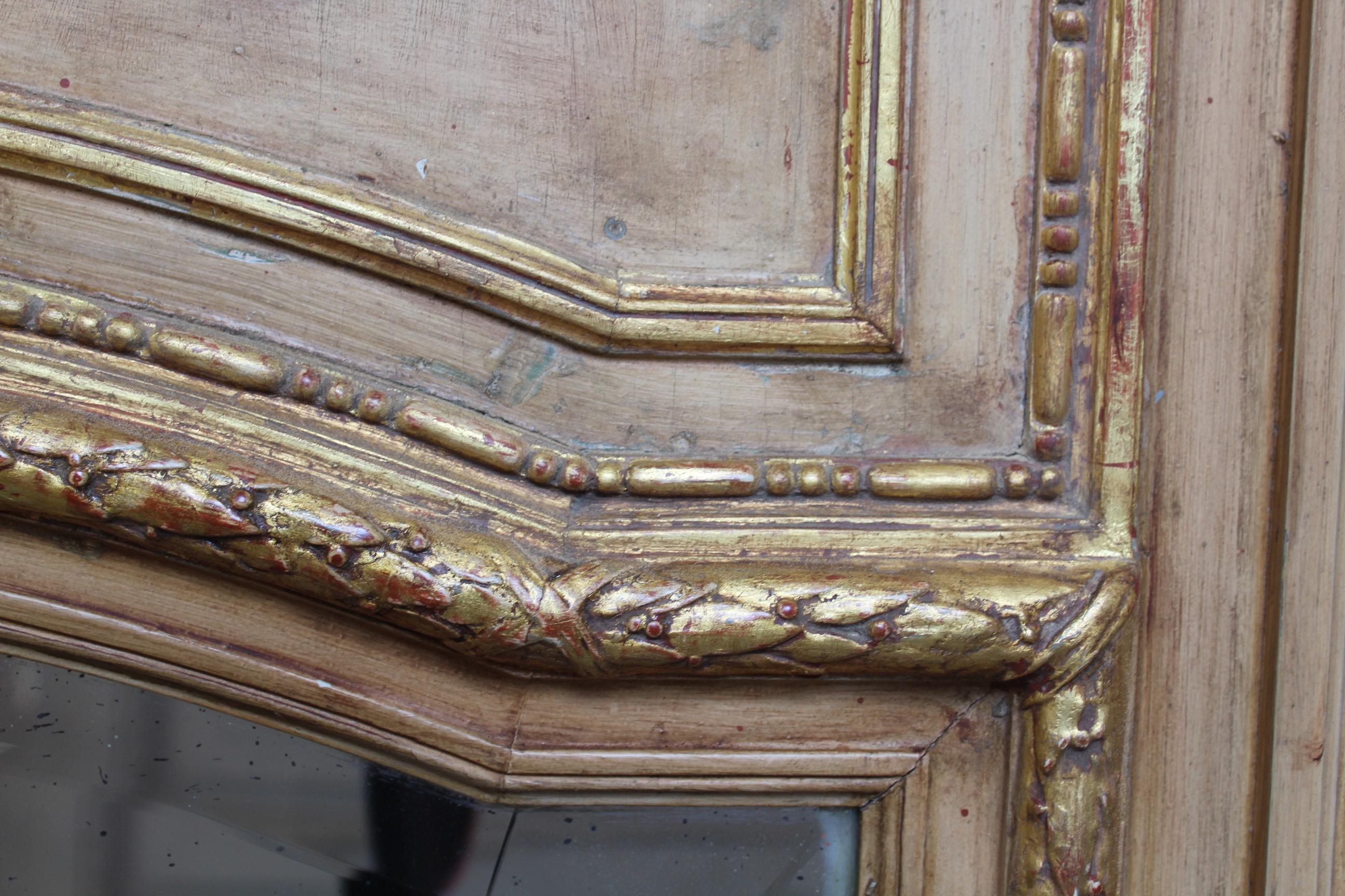 French 19th Century Trumeau Mirror 8