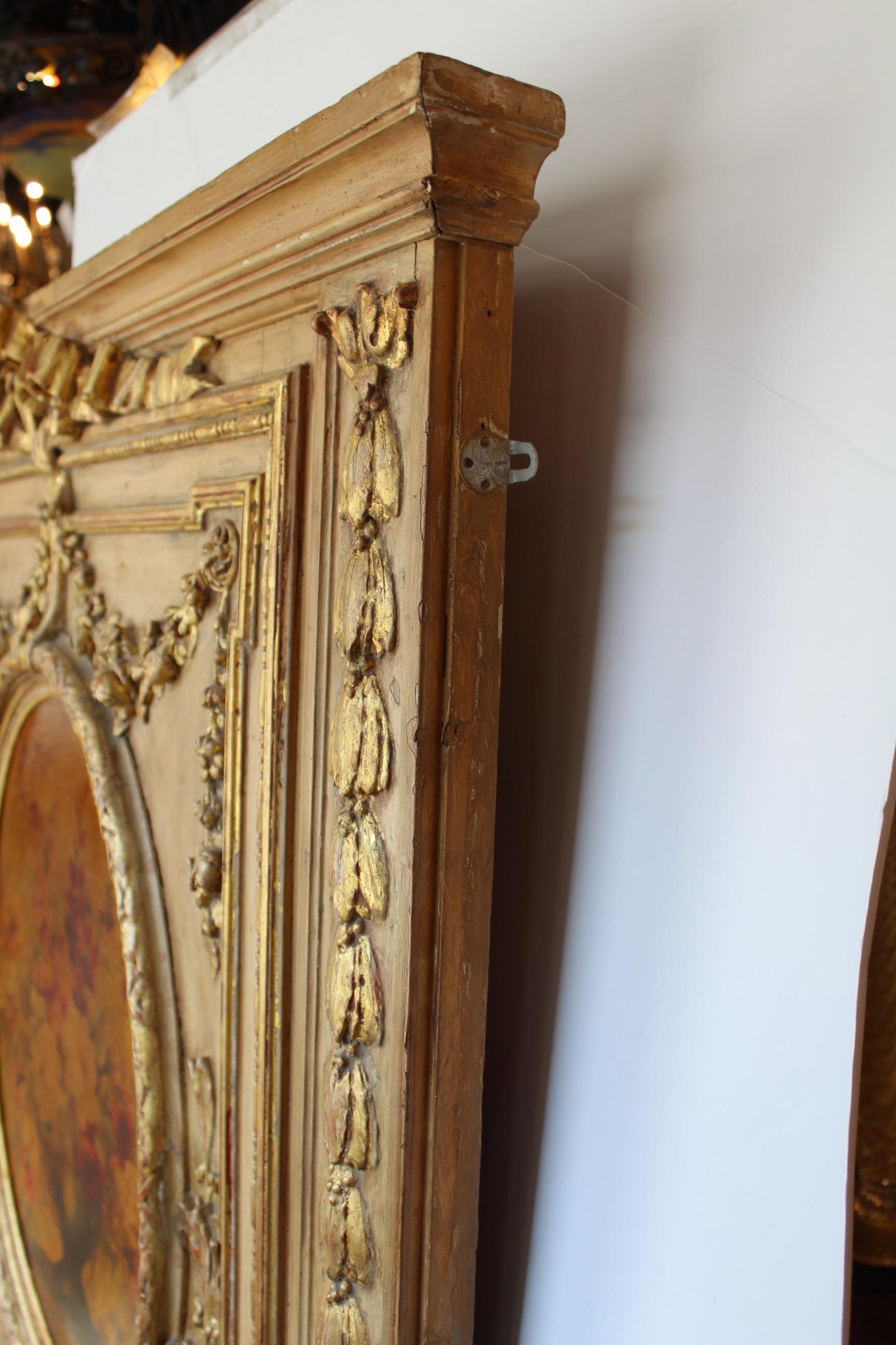 French 19th Century Trumeau Mirror 12