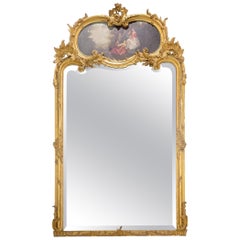 French 19th Century Trumeau Mirror