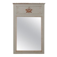 Trumeau français du 19ème siècle avec miroir d'origine