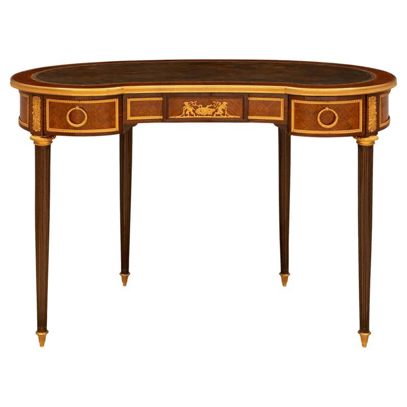 Lord Rothermere Desk Rothschild Desk Attributed to Pierre Golle at 1stDibs | pierre de ...