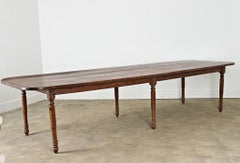 French 19th Century Two-plank Top Farm Table