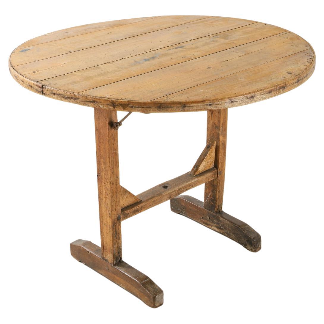 French 19th Century Vendange or Wine Tasting Table For Sale