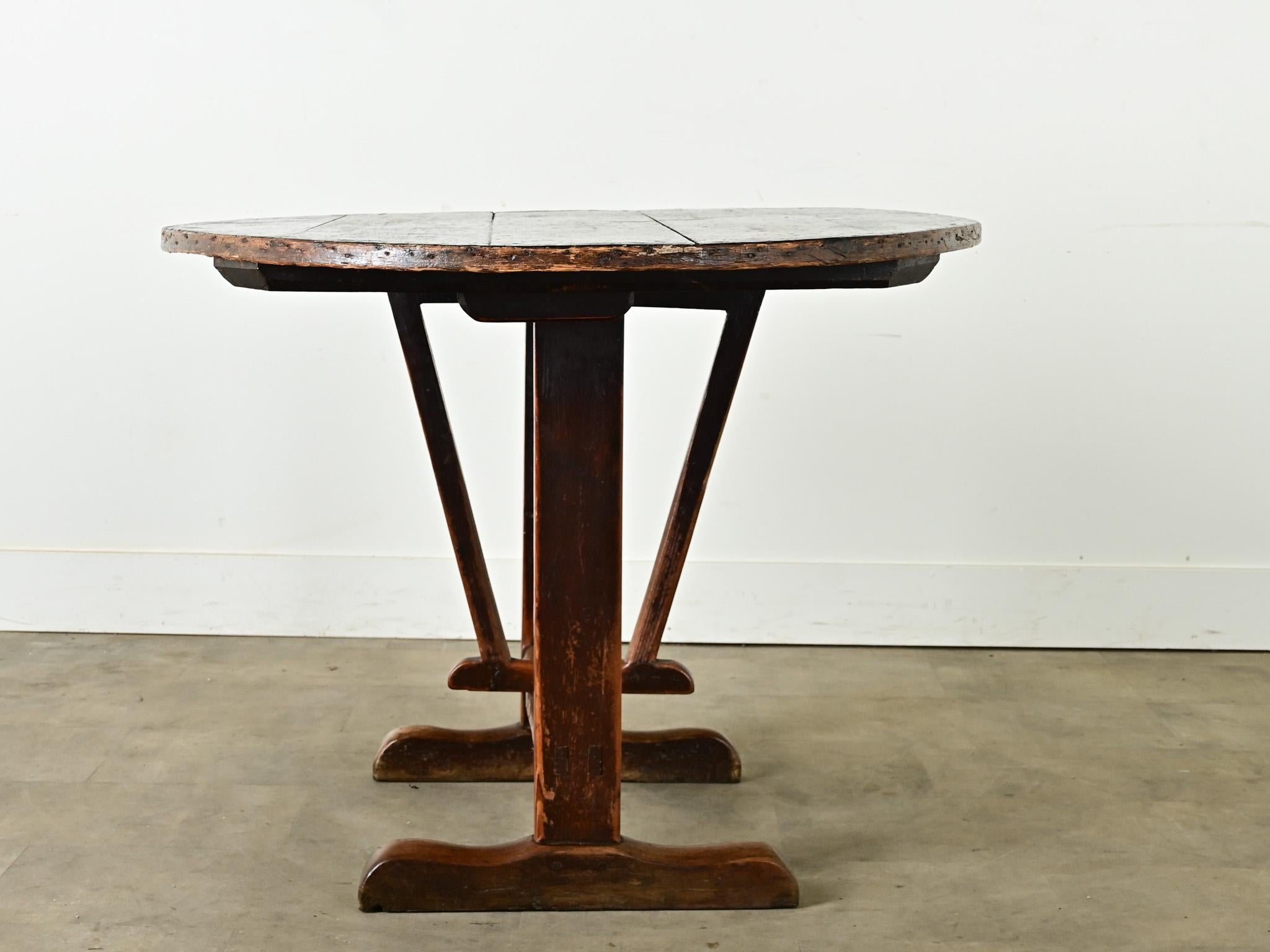 French 19th Century Vendange Table 5