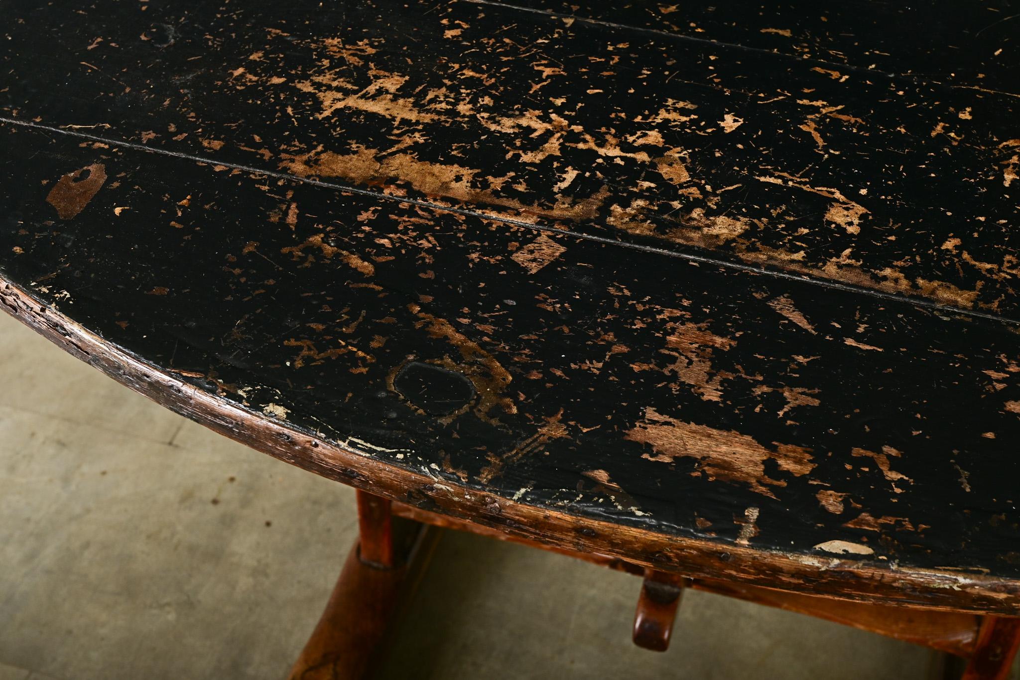 French 19th Century Vendange Table In Good Condition In Baton Rouge, LA