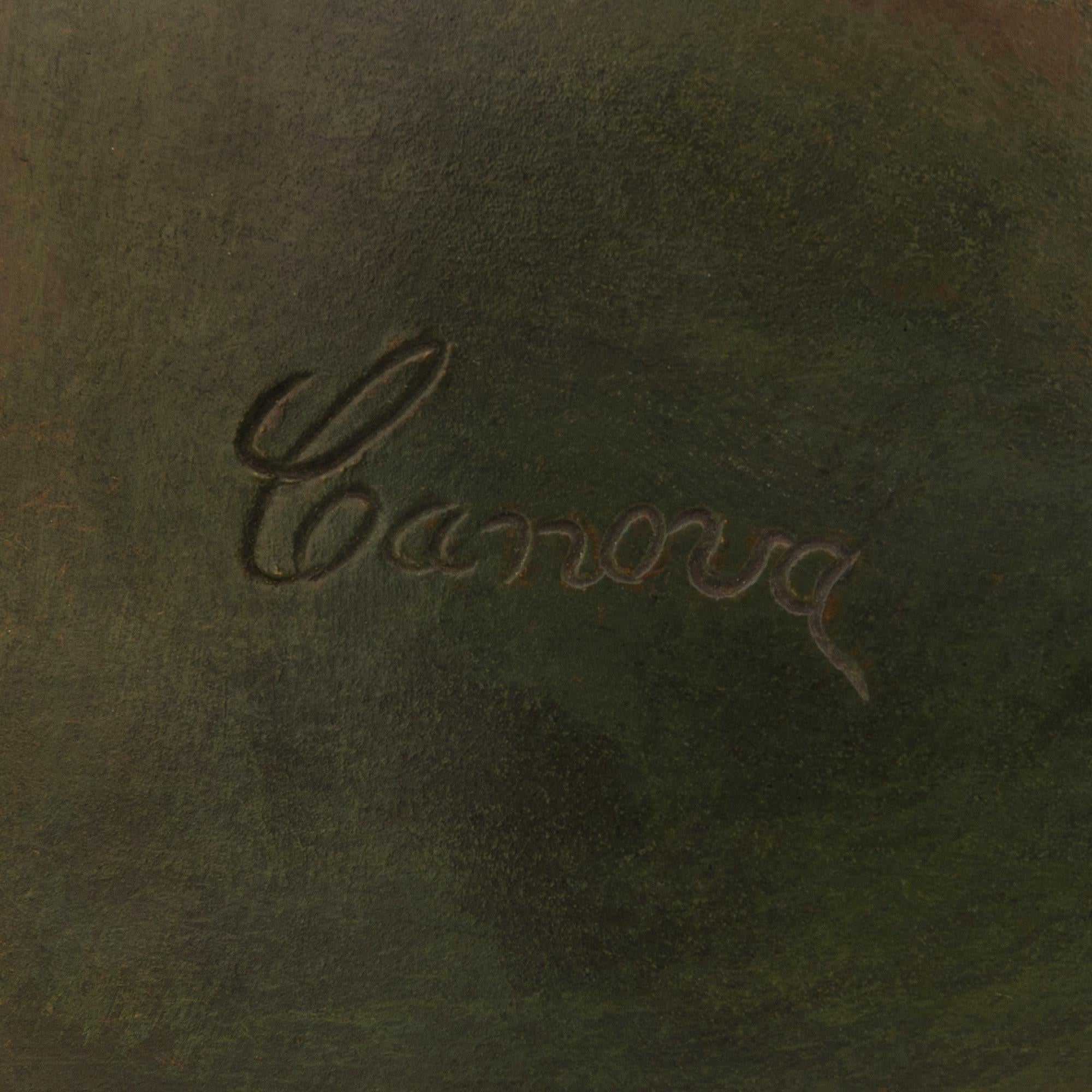 Busto di Napoleone in bronzo Verdigris del XIX secolo, modellato su Canova in vendita 3