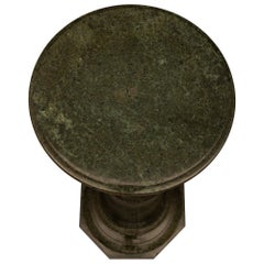 French 19th Century Vert De Patricia Marble Pedestal Column