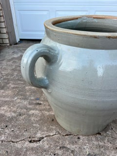 French 19th Century Very Large Stoneware Confit Pot