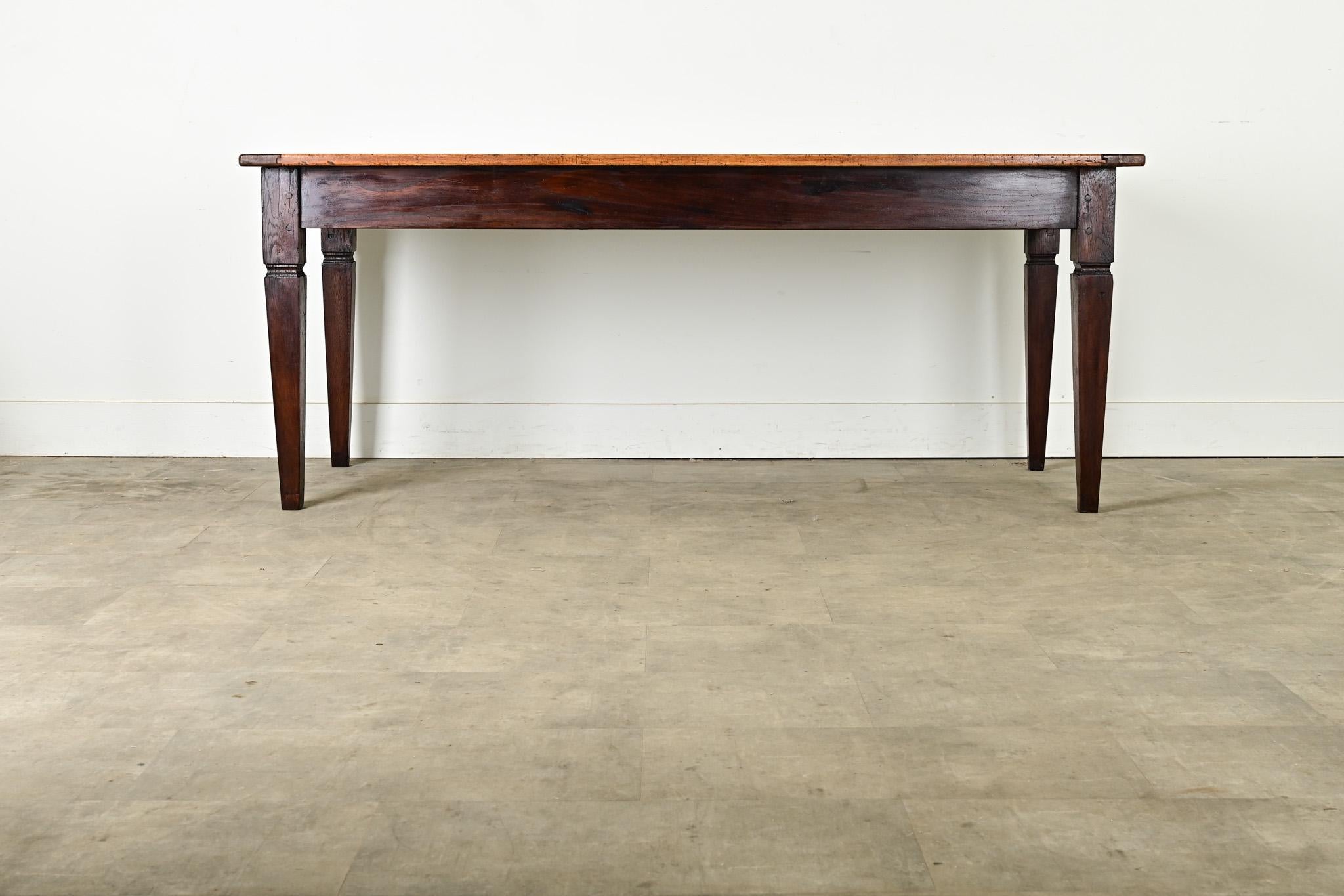 Other French 19th Century Walnut and Oak Dining Table