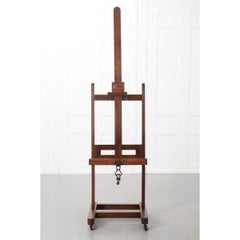 French 19th Century Walnut Artist Easel