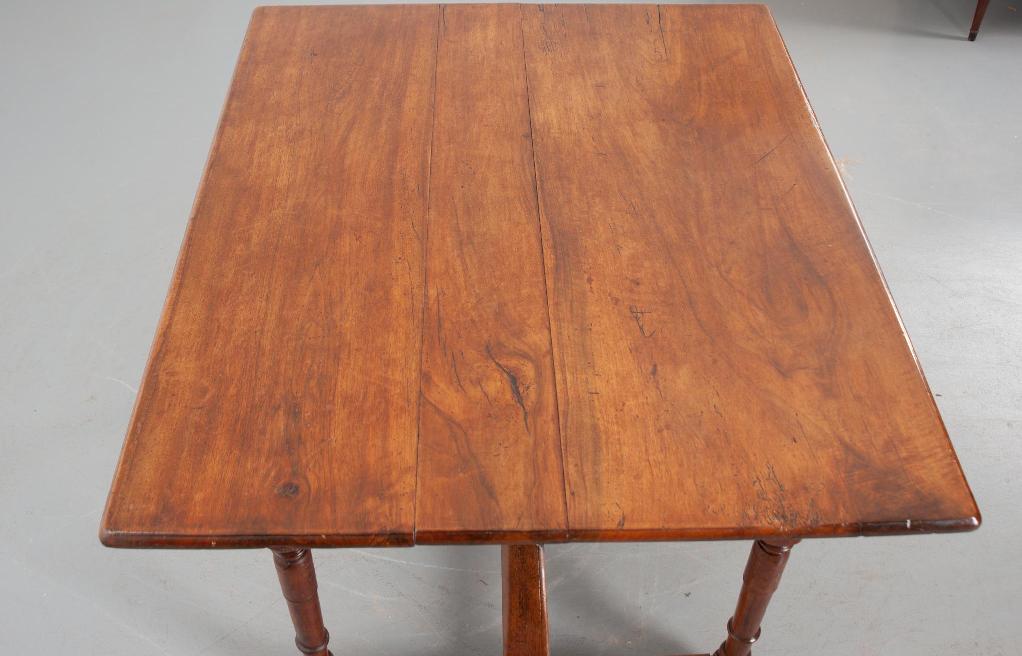 French 19th Century Walnut Center Table 1