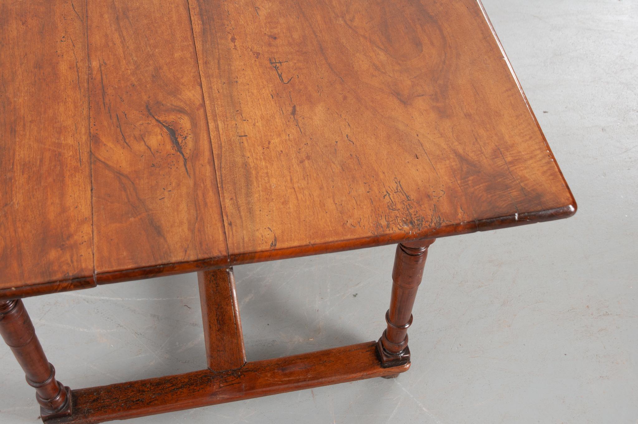 French 19th Century Walnut Center Table 2