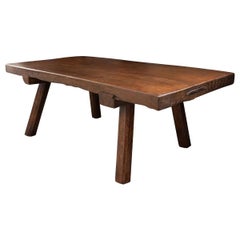 French 19th Century Walnut Coffee Table French 19th Century Walnut Coffee Table