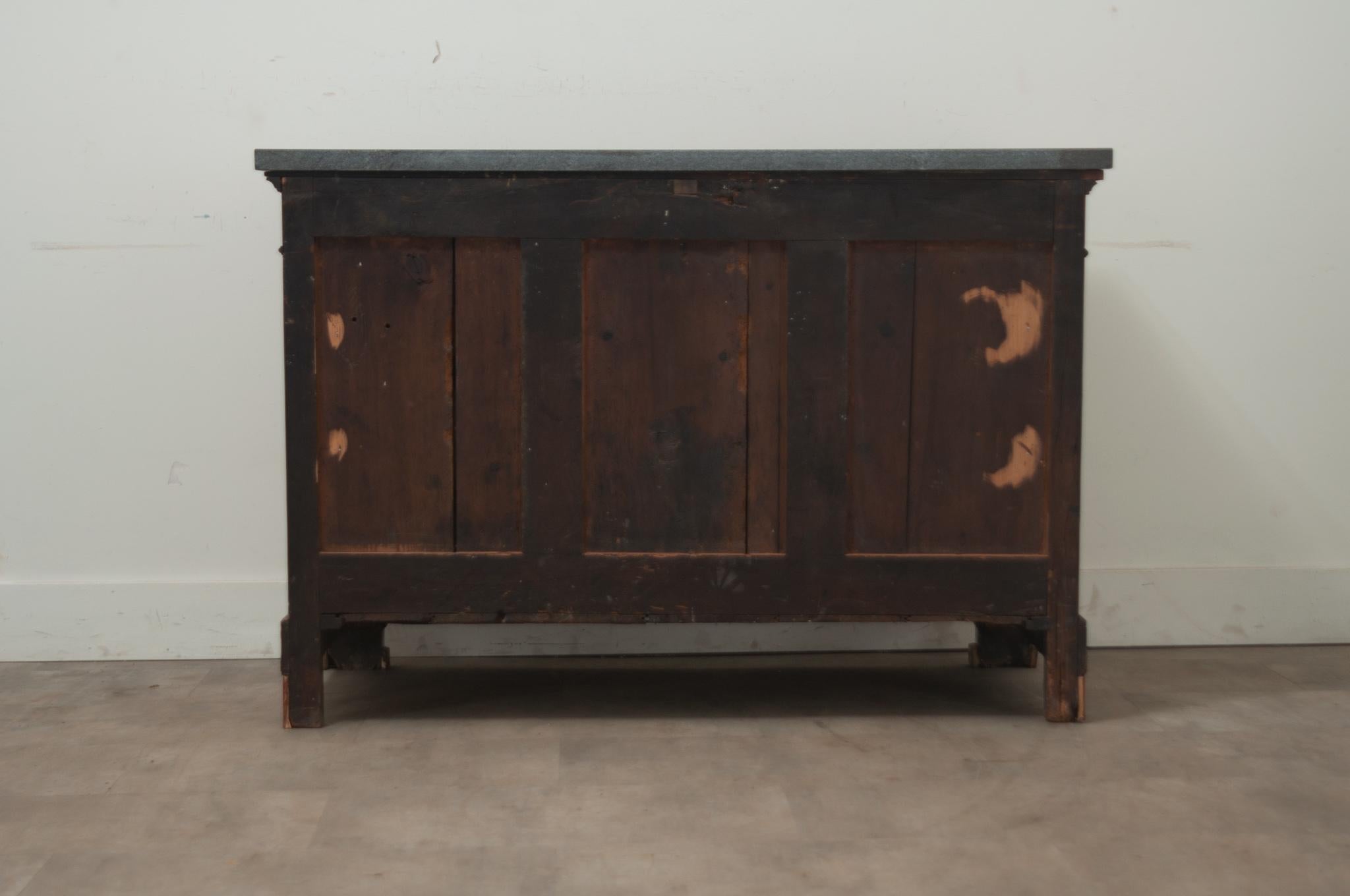 French 19th Century Walnut Commode For Sale 6