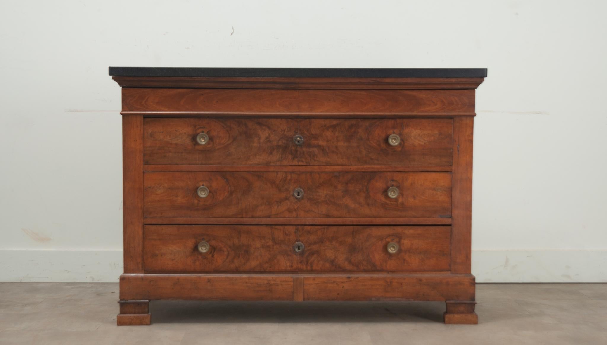 Other French 19th Century Walnut Commode For Sale