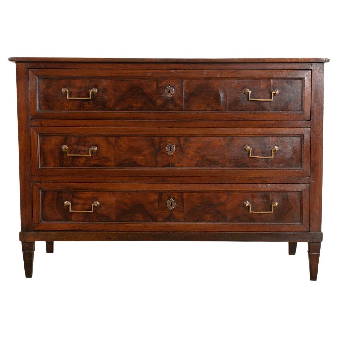 French 19th Century Walnut Commode