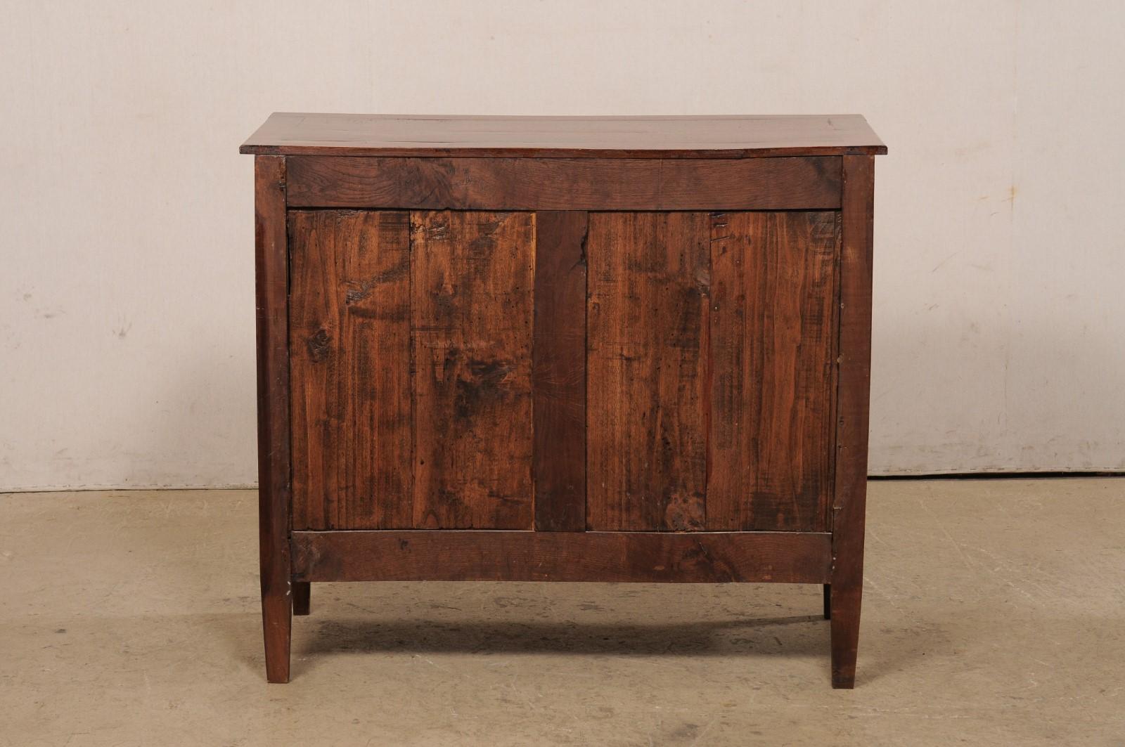 French 19th Century Walnut Commode with Three Drawers 5