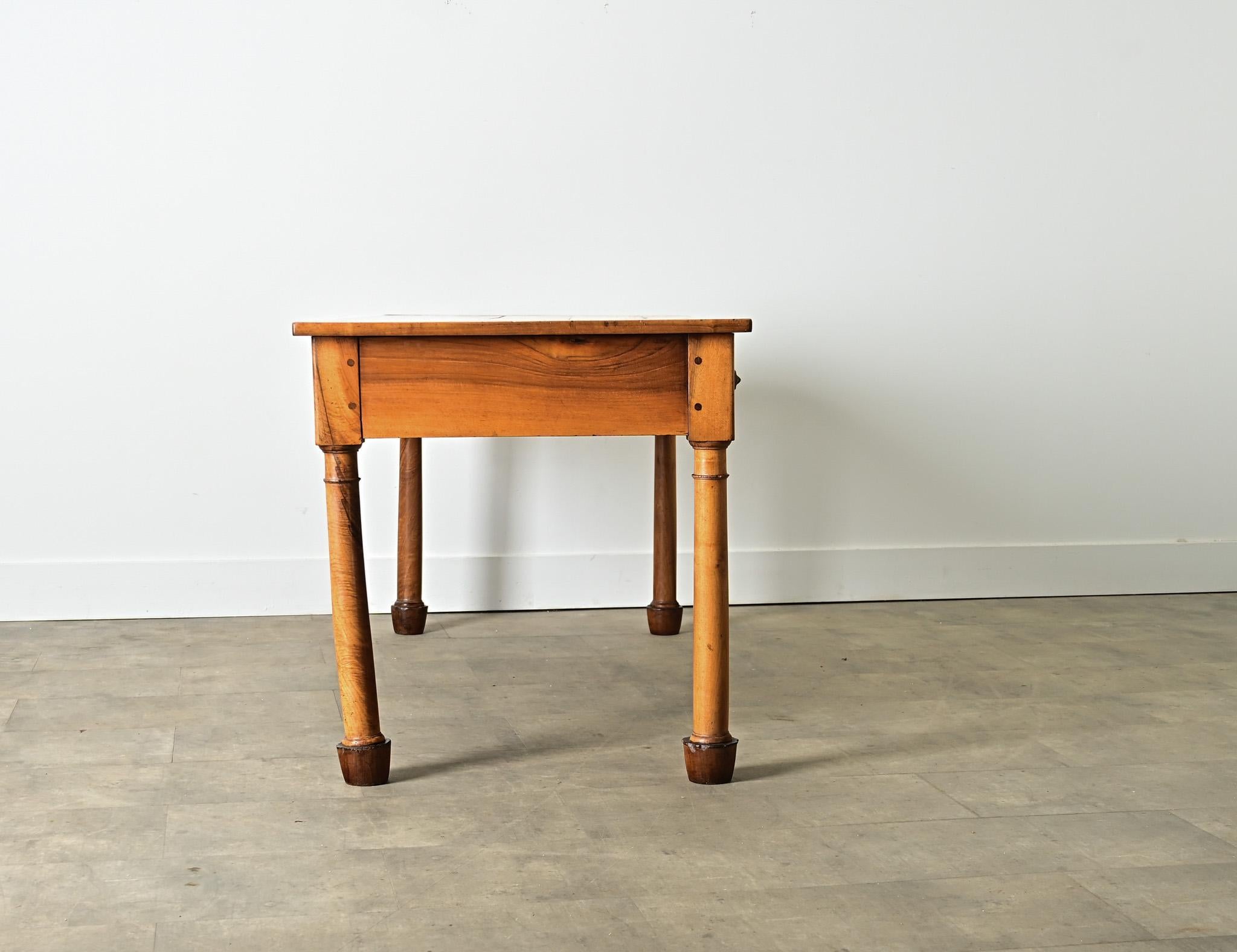 French 19th Century Walnut Desk 4