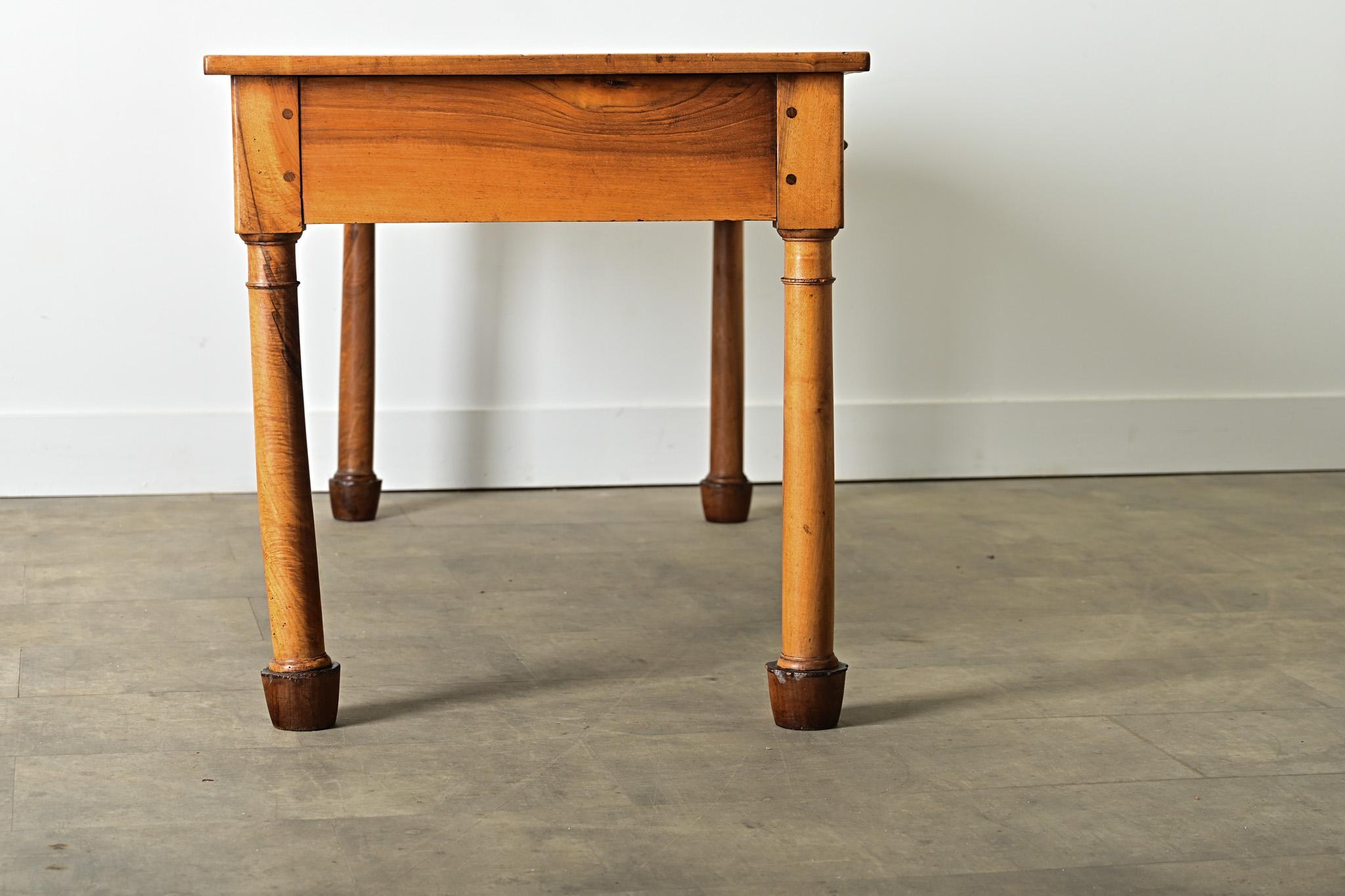 French 19th Century Walnut Desk 5
