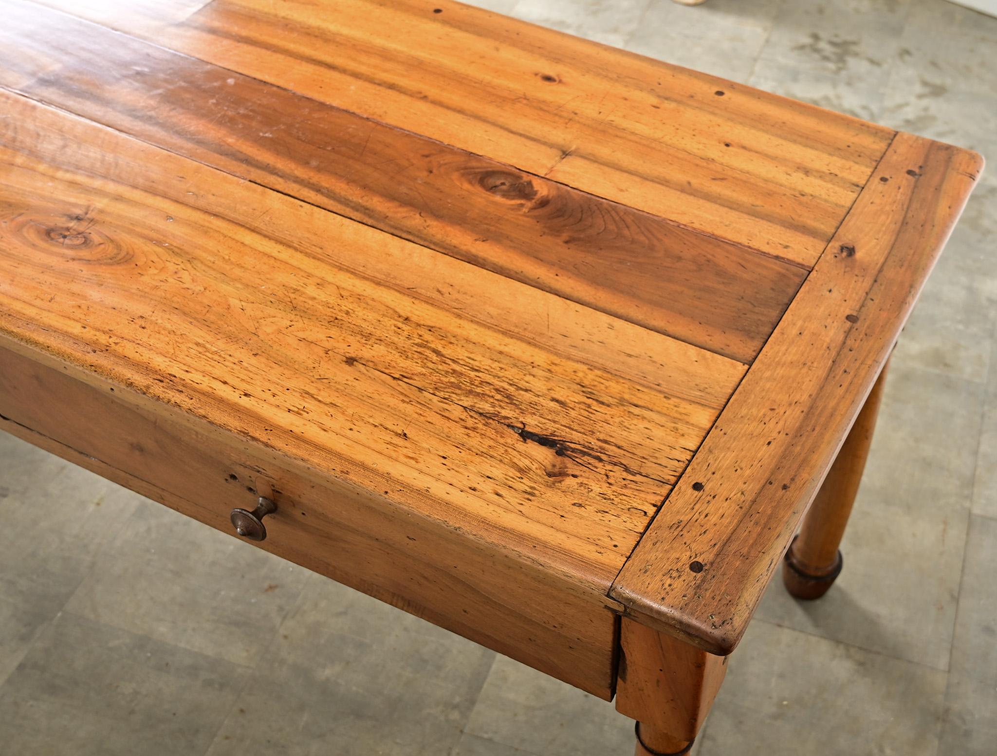 Brass French 19th Century Walnut Desk