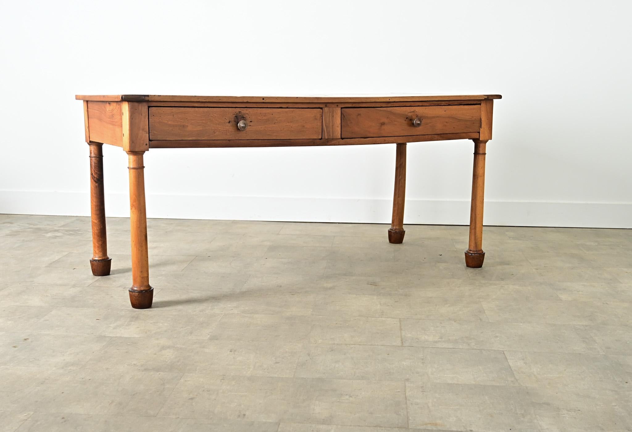 French 19th Century Walnut Desk 2