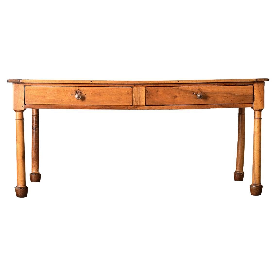 French 19th Century Walnut Desk