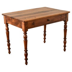 French 19th Century Walnut Desk or Side Table
