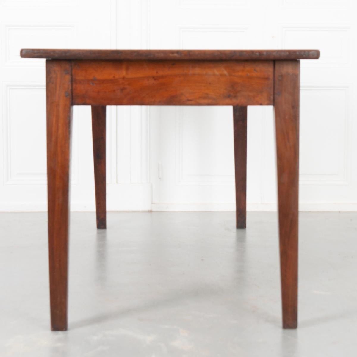 French 19th Century Walnut Dining Table 4