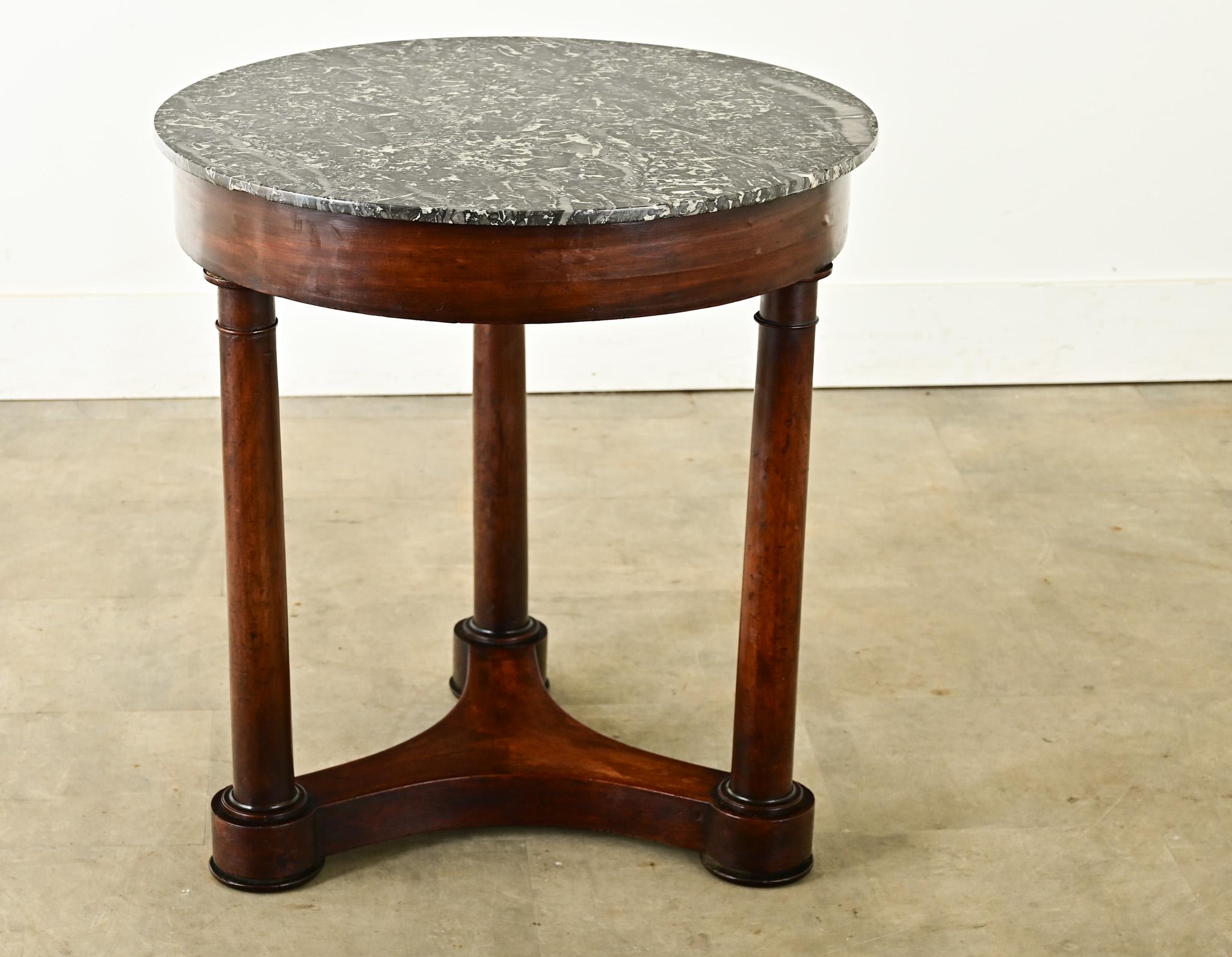 French 19th Century Walnut Empire Gueridon 5