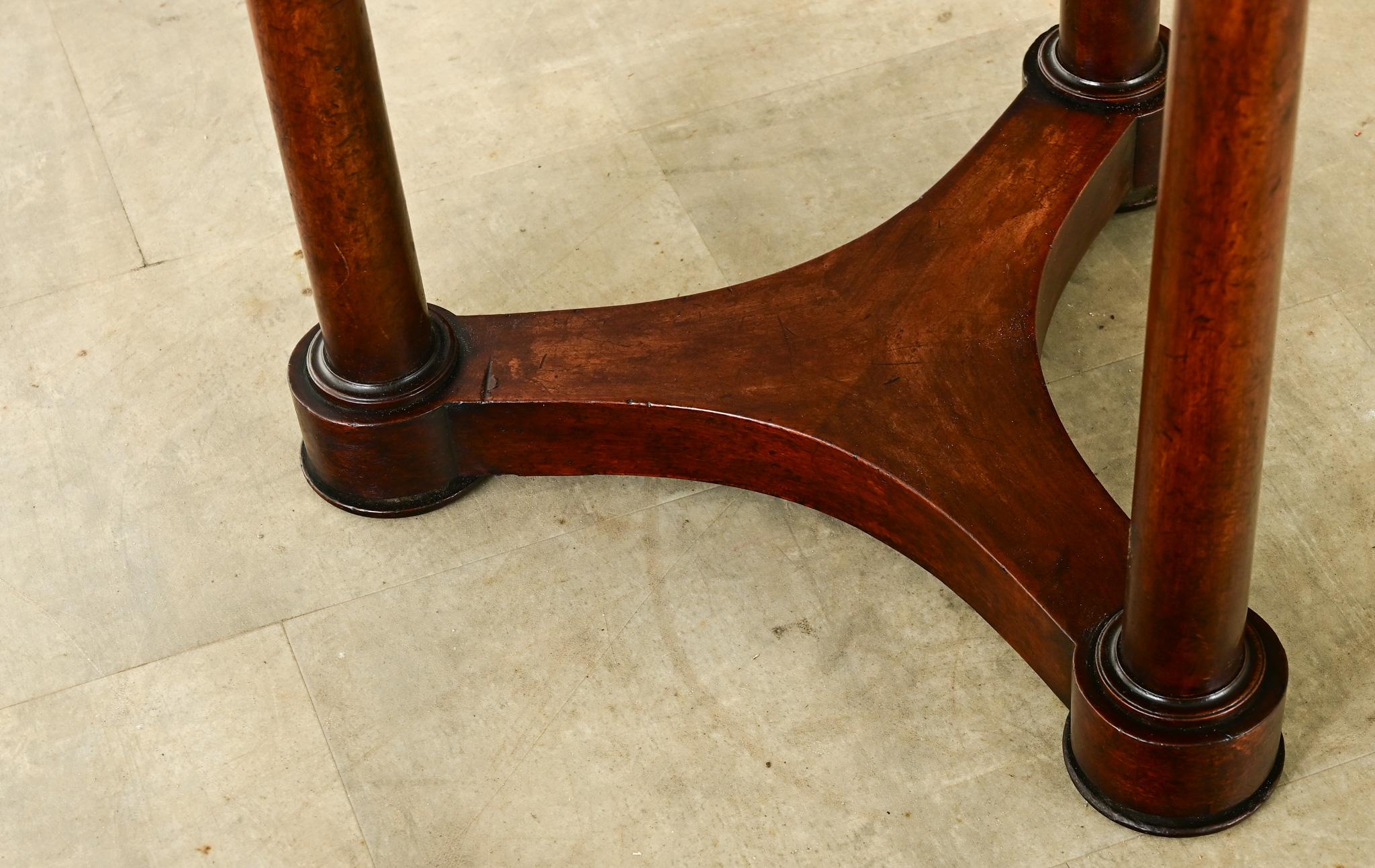 French 19th Century Walnut Empire Gueridon 6