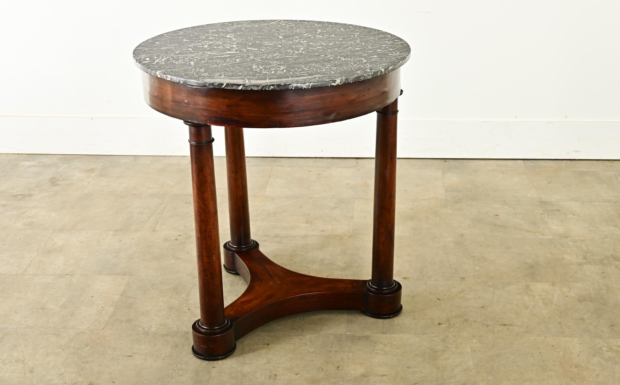 French 19th Century Walnut Empire Gueridon 7