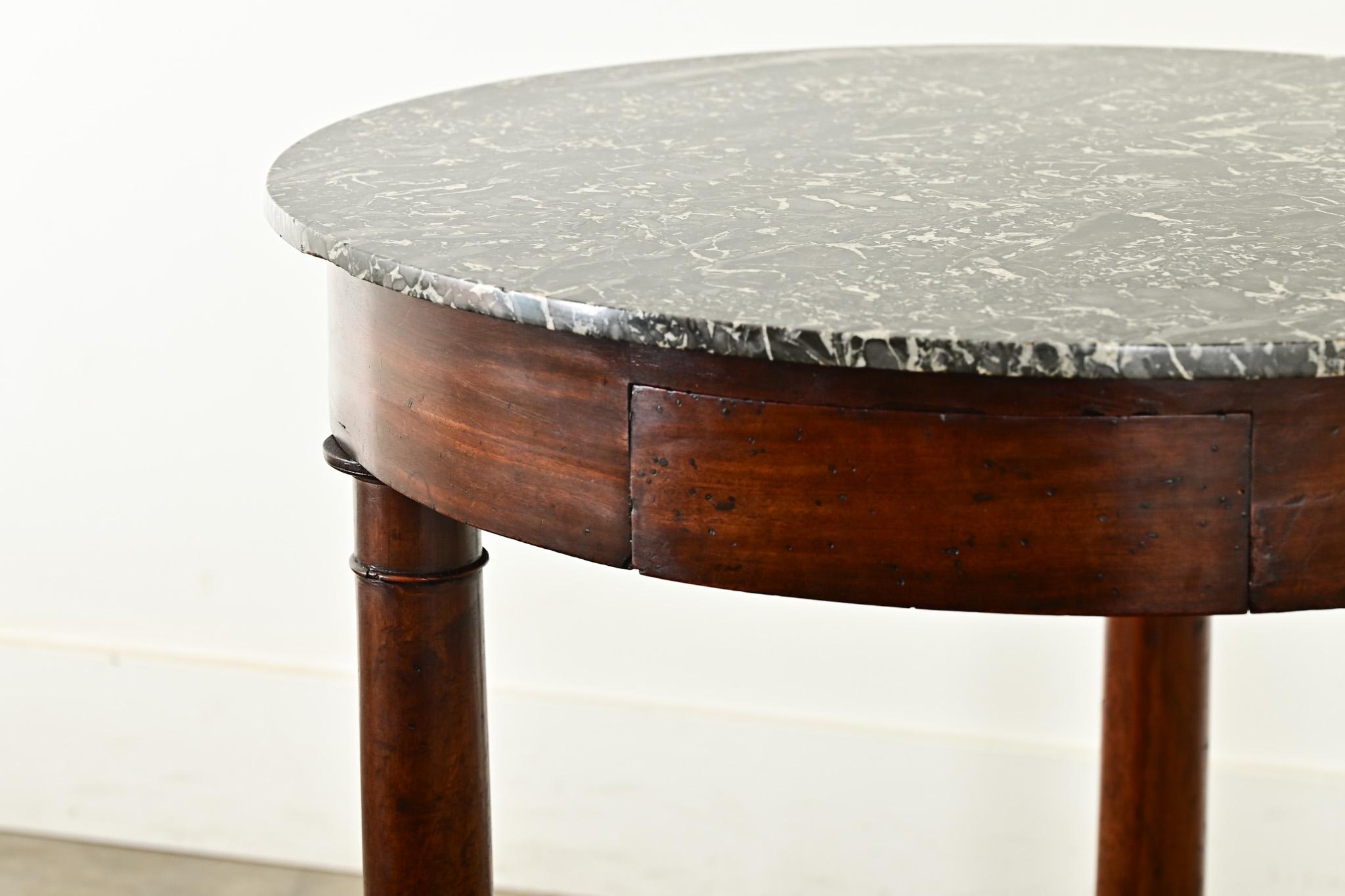 French 19th Century Walnut Empire Gueridon 3
