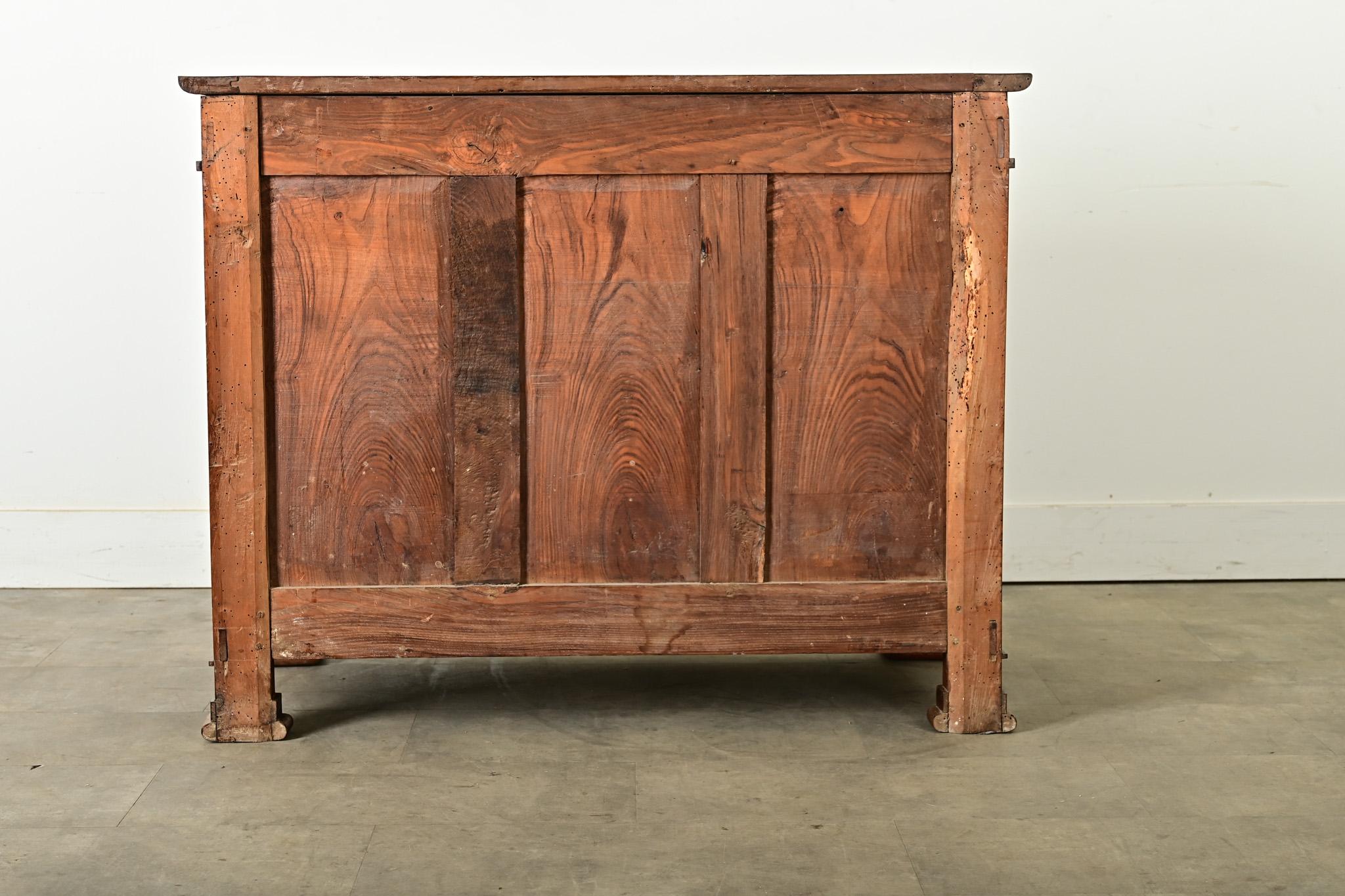 French 19th Century Walnut Empire Style Commode 5