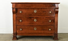 French 19th Century Walnut Empire Style Commode