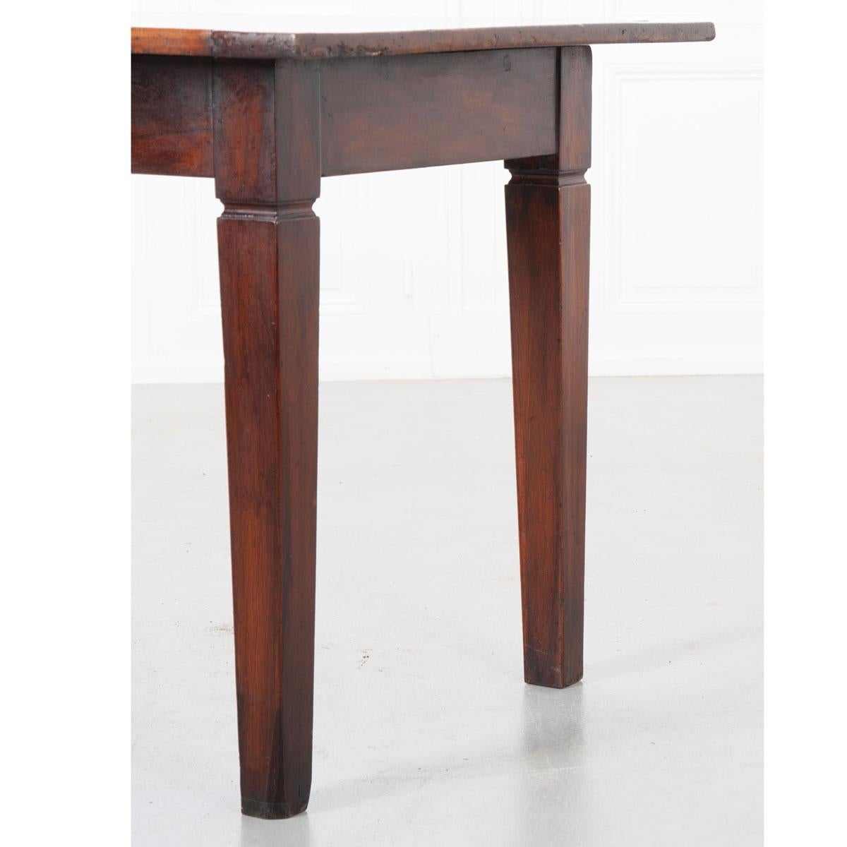 French 19th Century Walnut Farm Table 5